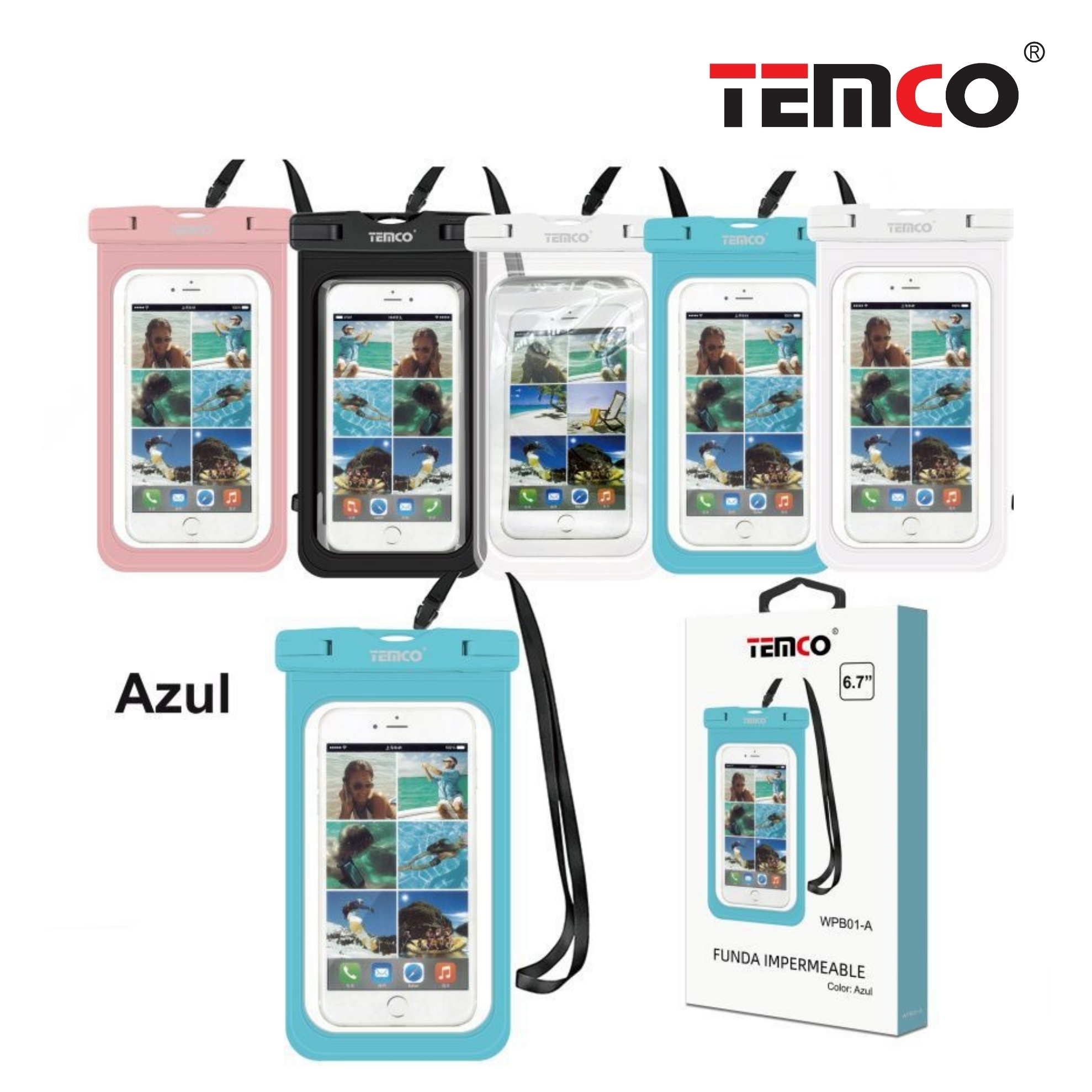 Funda Impermeable Universal Azul