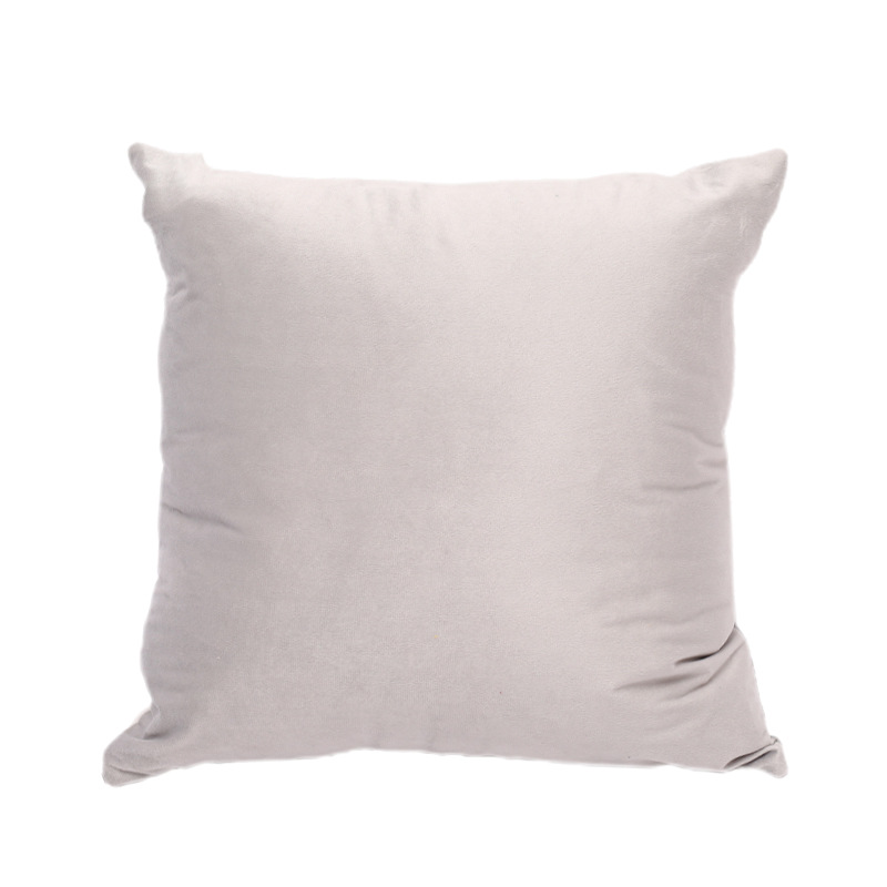 OmHO Sala de almohada de sofá cuadrado Nordic Sala de color sólido almohada