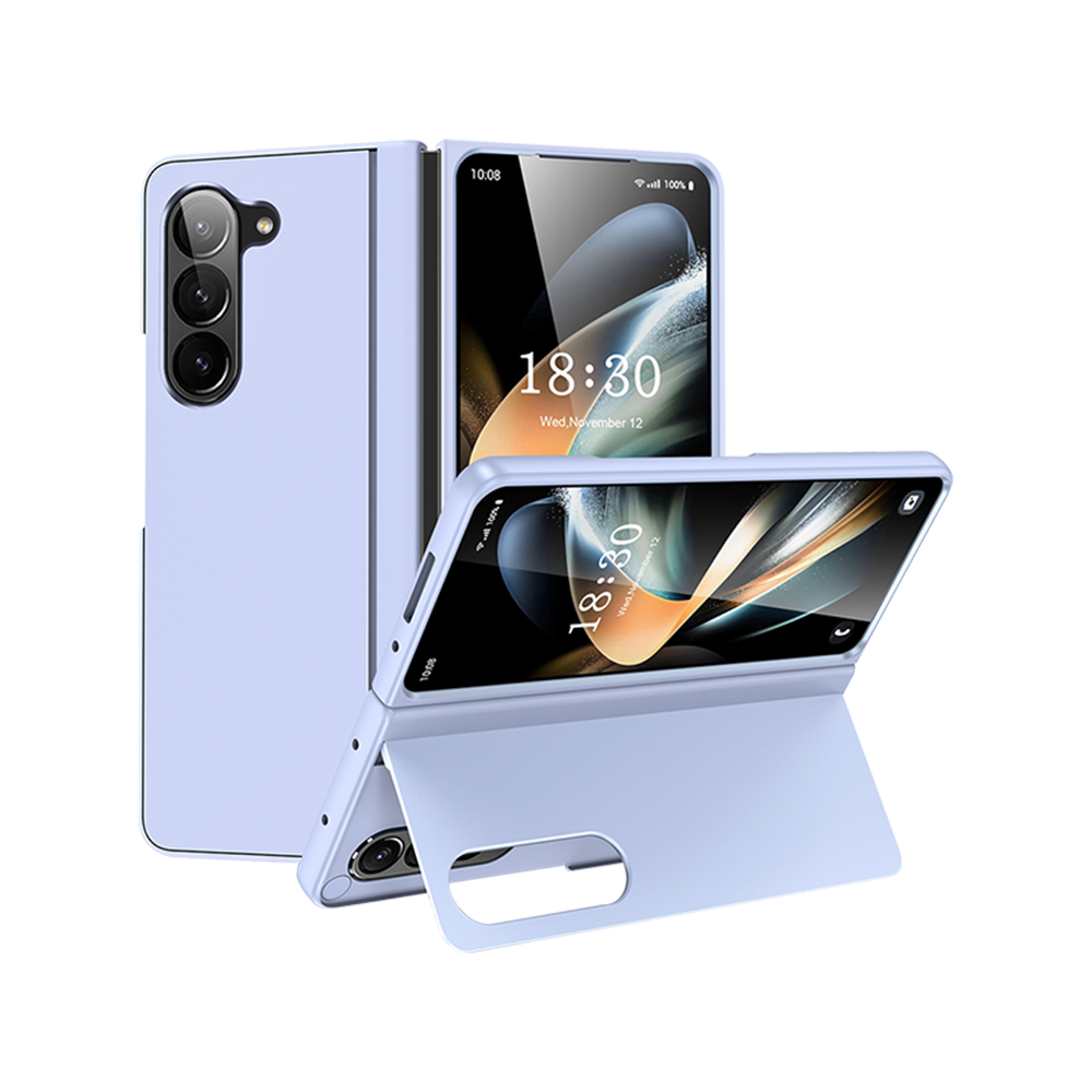 Carcasa PACIFICO para Samsung Z Fold 5/6/7/8/Z Fold 8 Ultra, funda plegable con soporte, 5 tonos de color, protección antiimpacto