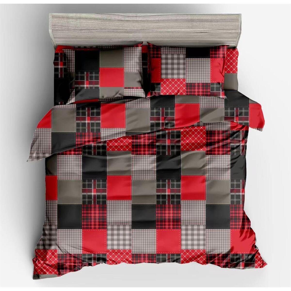 PLSS HOME Juego Funda Nórdico Microfibra Hipoalergénico Cama 90 135 150 180cm Edredón 3 o 4 Piezas - Varios Tamaños y Colores