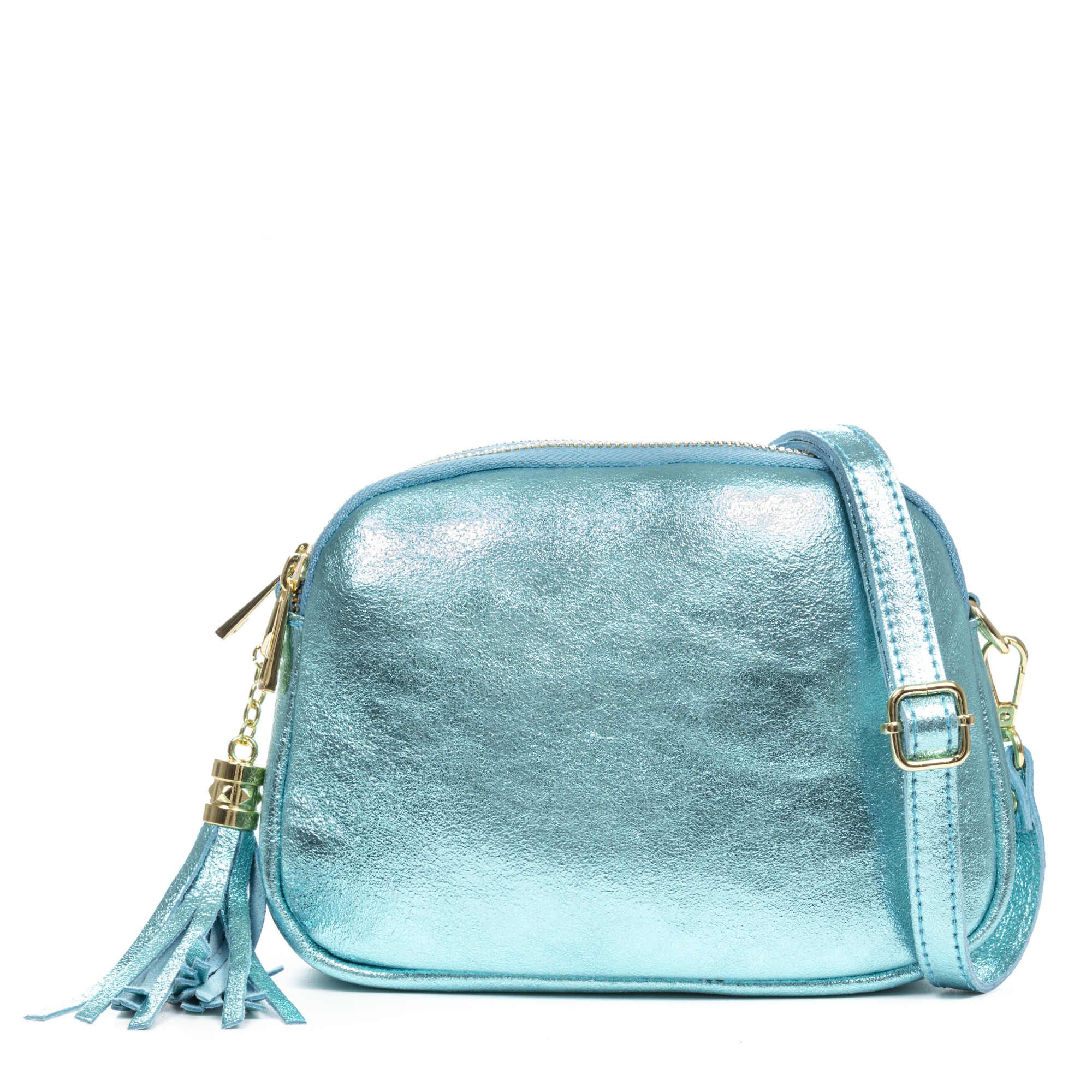 Firenze Artegiani. Aliminusa bolso bandolera Mujer. Piel auténtica Gamuza Lacada. Made in Italy. Vera Pelle Italiana.