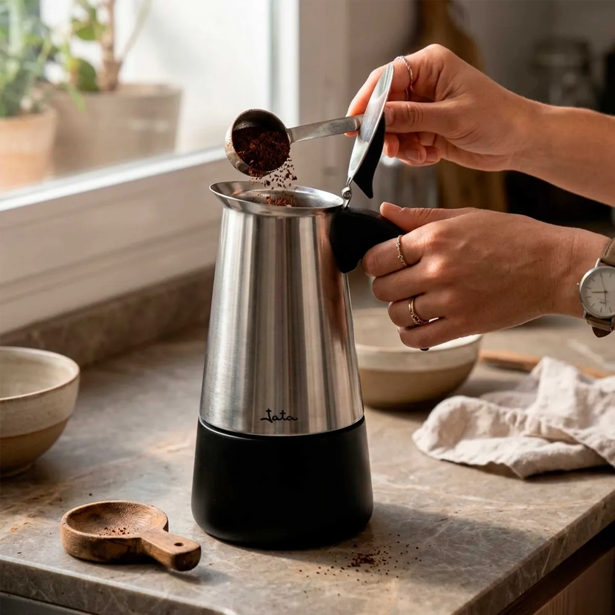 Cafetera Inducción 4, 6 y 9 Tazas HCAF2254 / HCAF2256 / HCAF2259 - JATA