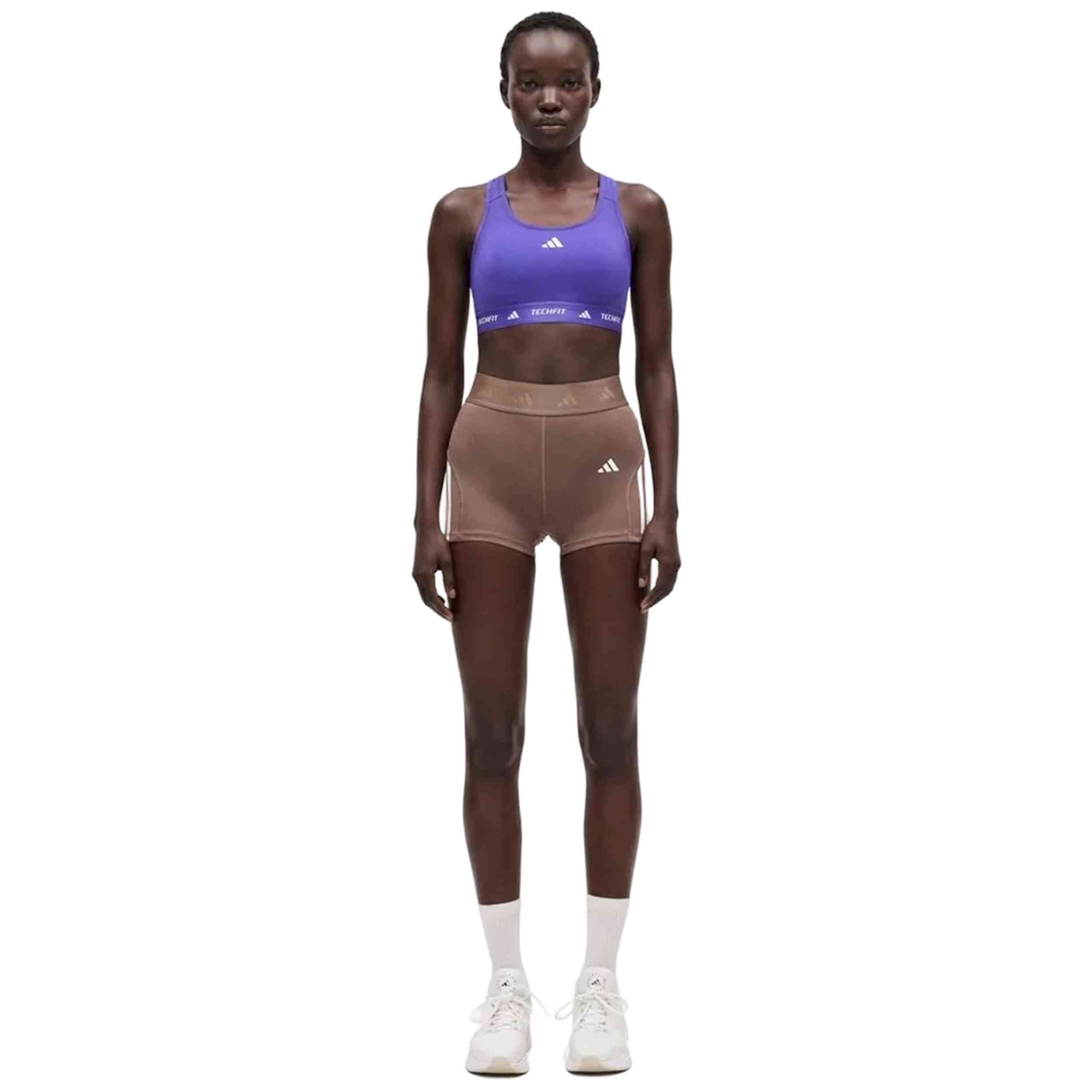 Top Adidas modelo Techfit "Purpur" para Mujer en color Morado