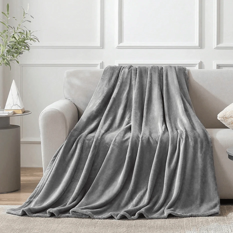 TK Manta Sedalina Microfibra Suave para Sofá y Cama, Super Caliente para Adultos y Niños, Sin Arrugas, con 3 tipos de medias 130x160/160x220/220x240cm y diferentes colores, ideal para inverno