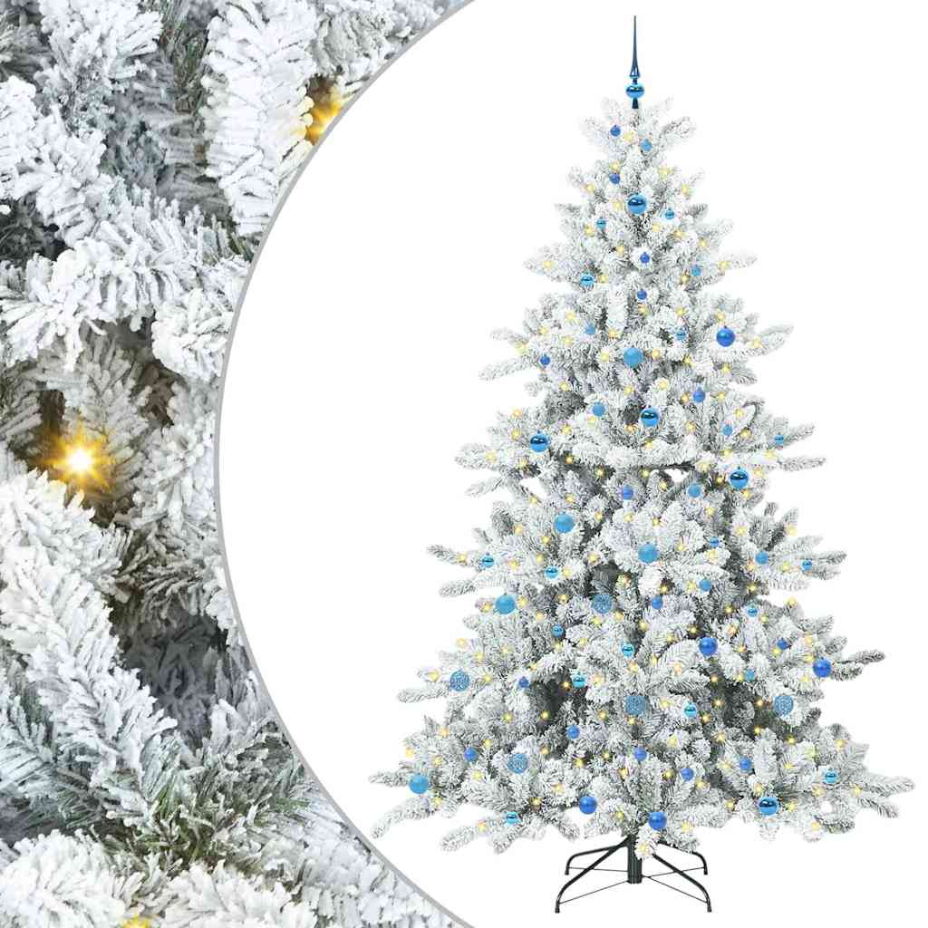 vidaXL Árbol de Navidad artificial con ramas articuladas 240 cm