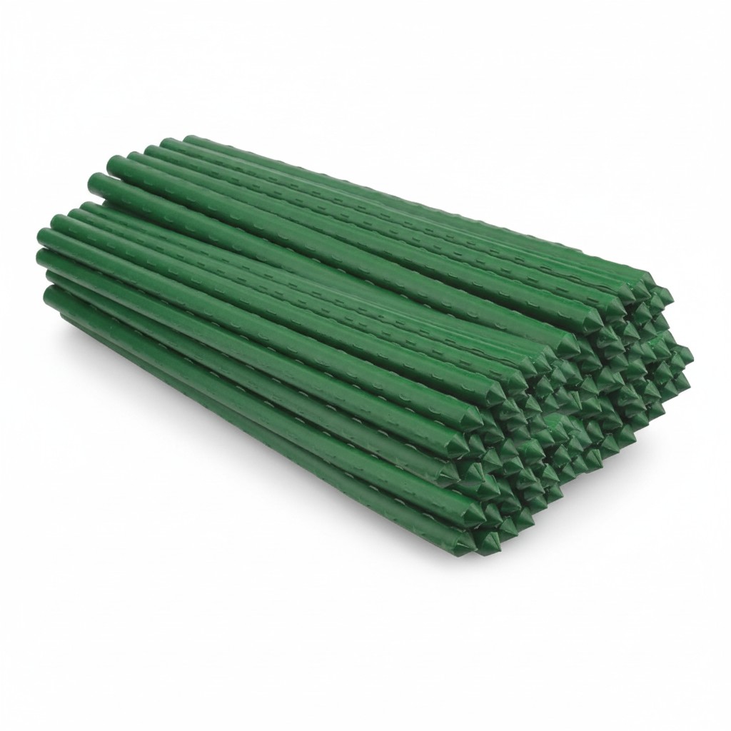 C.A | Tutores de Acero Plastificado | Estacas para Plantas | Ø80mm | Soporte para Tomates y Cultivos