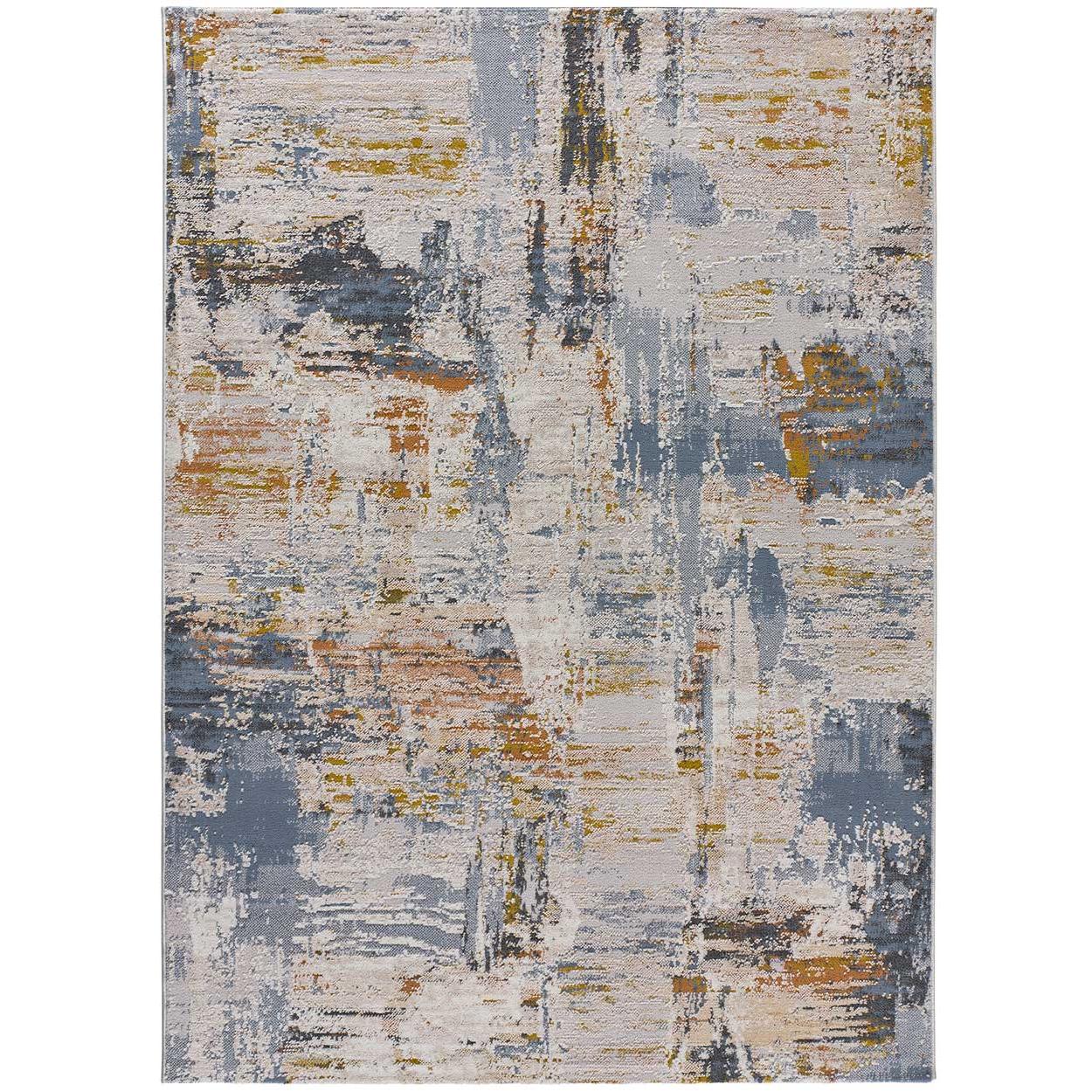 ATTICGO Alfombra de Interior Estilo Mosaico en Multicolor - Springs 2498 | 115X170, 134X200, 154X230, 77X150 cm