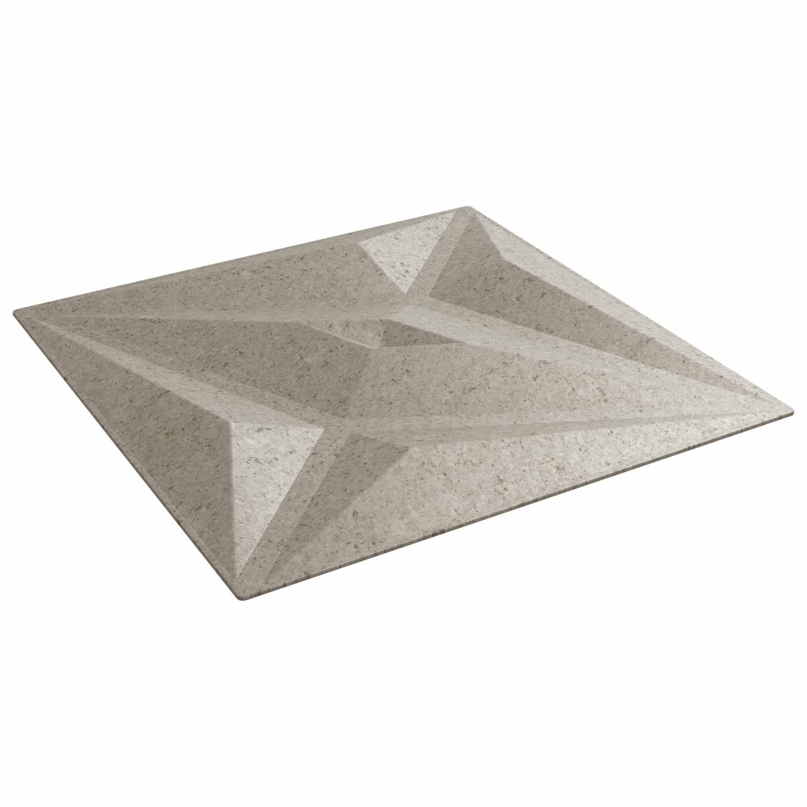vidaXL Paneles de pared 12 pc 50 x 50 cm Espuma XPS Multicolor