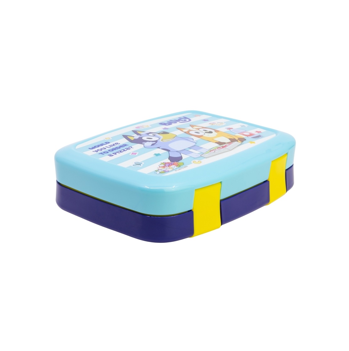FIAMBRERA PORTA-ALIMENTOS 3 COMPARTIMENTOS BLUEY LIBRE BPA - STOR