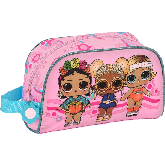 SAFTA Neceser Adaptable a Carro lol surprise! "glow girl" - Neceser Espacioso, Duradero y Elegante, ideal para Accesorios Personales - Neceser Diseño Único y Licencia Oficial by SAFTA - Neceser Material Resistente y Duradero