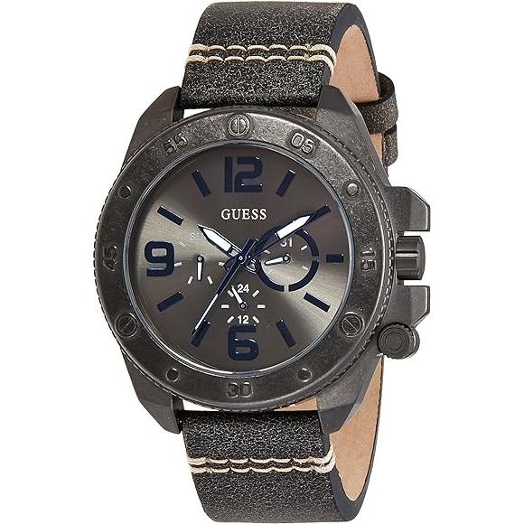 RELOJ GUESS HOMBRE   VIPER PIEL MARRON W0659G3