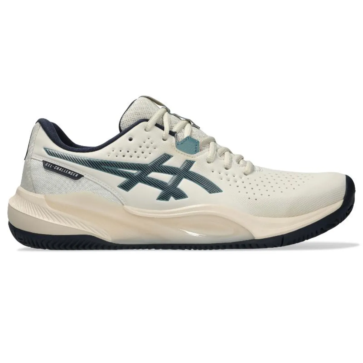 Zapatillas de Padel Asics Gel Challenger 15 Clay Beige Azul Oscuro