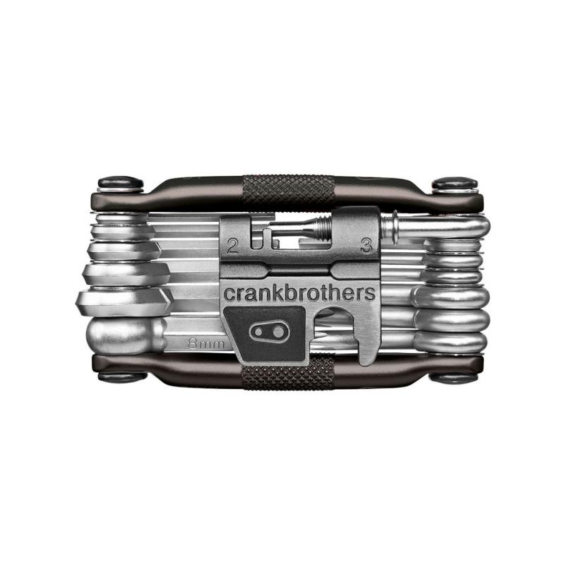 CRANK BROTHERS | Multiherramienta MULTI 19 -negro - Ligera y práctica, con la multiherramienta de 19 funciones (dorada) podrás hacer tantas reparaciones como necesites a medio