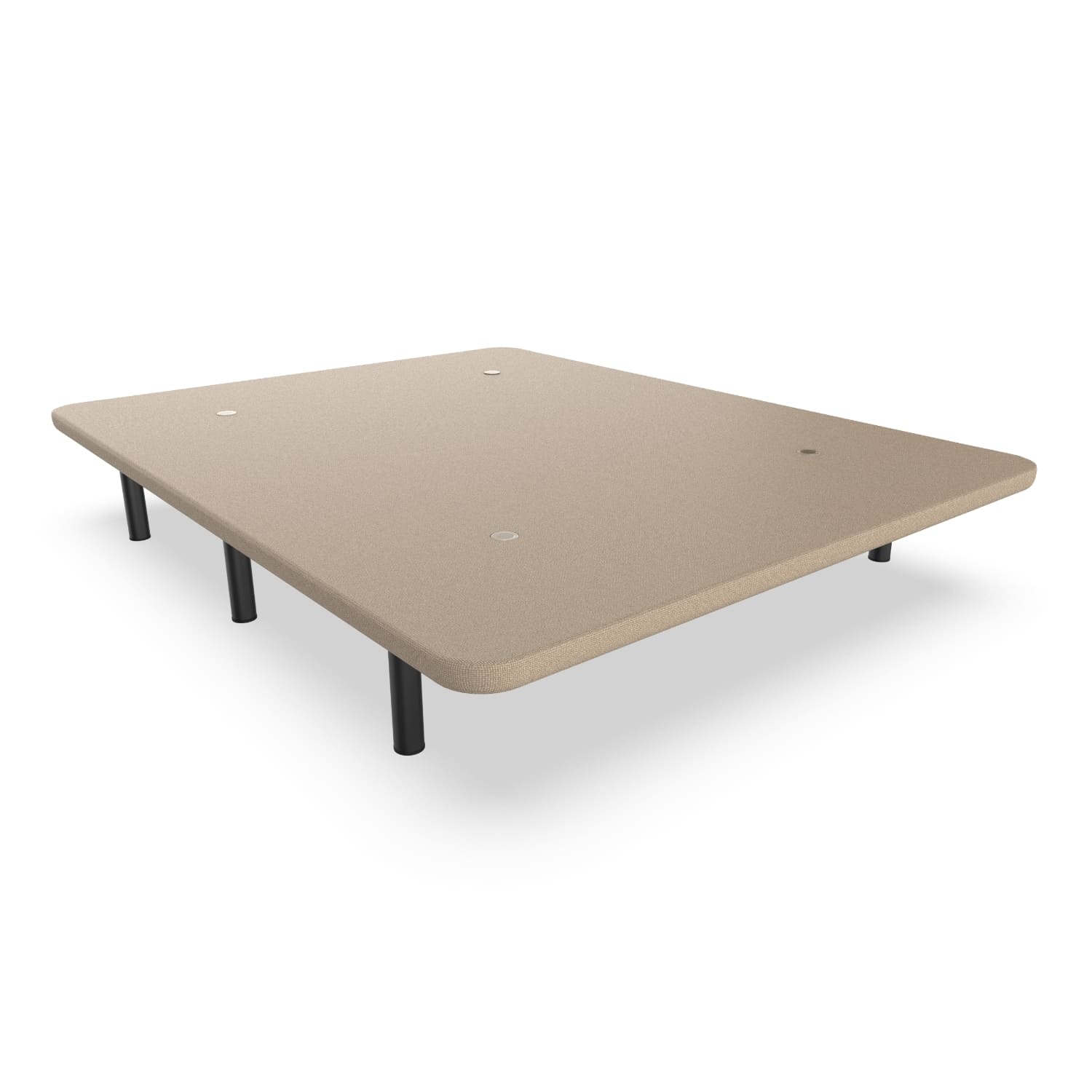 NALUI Base Tapizada   de Acero con patas de Altura 25cm y 5 Barras Transversales, Tejido 3D  Fabricado en España