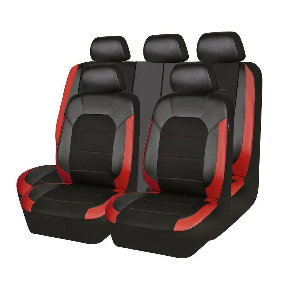 Om Home Funda universal para asiento de coche, Funda de asiento de Coche de PU para todas las
