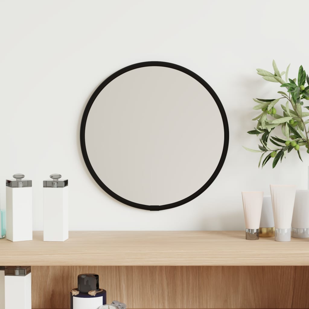 vidaXL Espejo de Pared Redondo Dorado Colgante Dormitorio Salón Decoración Color Dorado,  Negro,  Plateado y mas