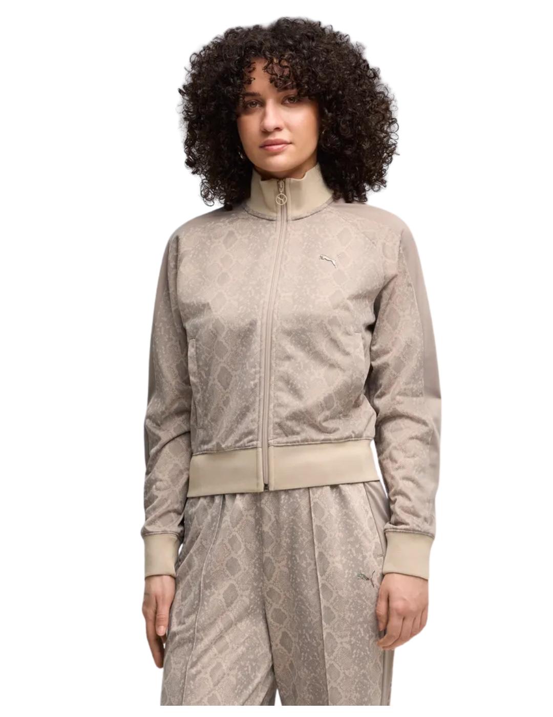 Chaqueta puma T7 Snake Short Track Jacket de mujer.