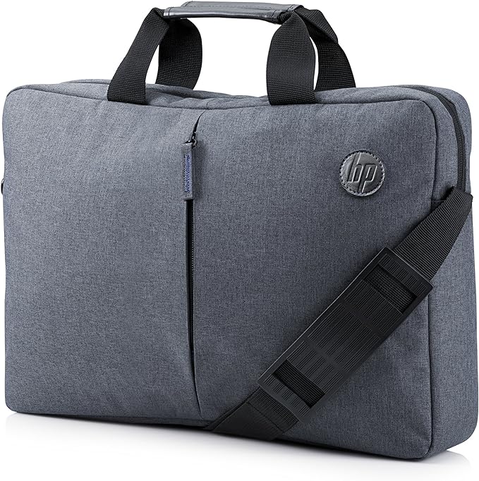 HP Mochila Maletín K0B38AA, Mochila para Portátil Laptop Equipos Portátiles de 39,6 cm (15,6"), Compartimiento Acolchado y Gran Cantidad de Bolsillos, Diseñado con Materiales Duraderos para el Uso Diario, Color: Gris