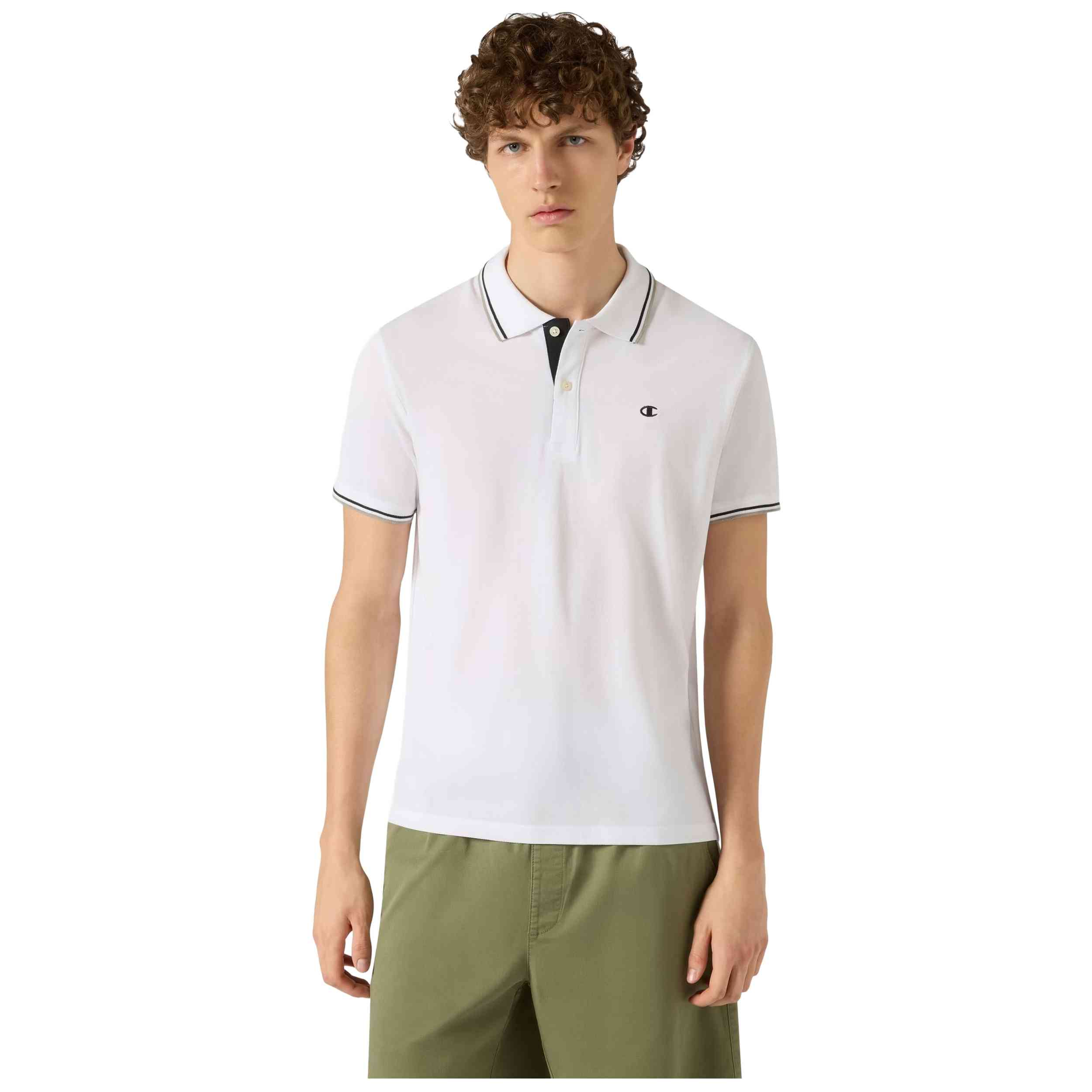 Textil Champion modelo Polo en color Blanco
