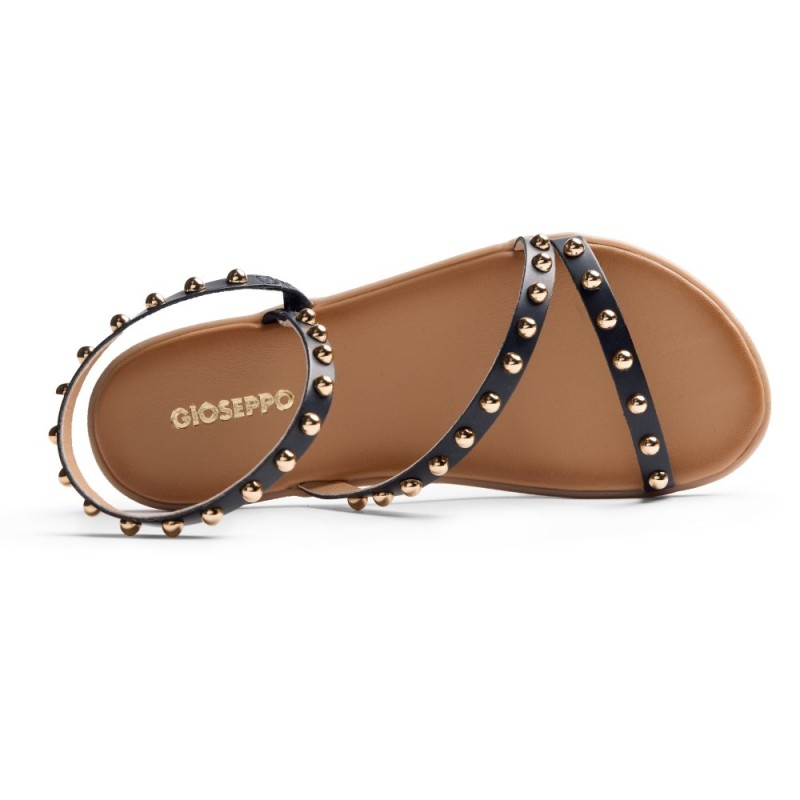 GIOSEPPO 79114 NEGRO  38954 26V ROMANA BAREFFOT TIRAS REMACHES NEGRO