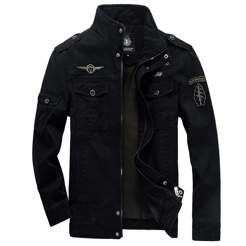 TK Nueva Chaqueta De Algodón Para Hombre 2024 Cazador Salvaje Impermeable Con Múltiples Bolsillos Para Trabajo Y Escalada En La Montaña Color Verde Militar Estilo Casual De Otoño