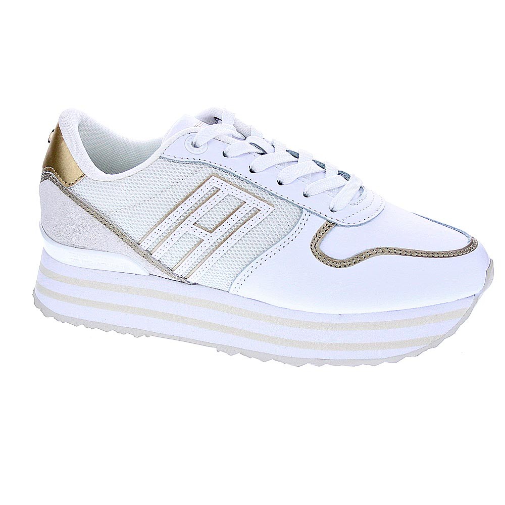 Tommy Hilfiger Mujer Zapatillas modelo Mesh Flatform Blanco