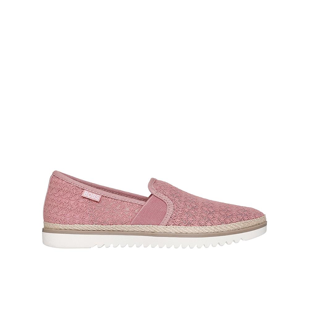 Skechers Bobs Flexpadrille Lo - Too Ritz Alpargatas para mujer rosas en textil 83839