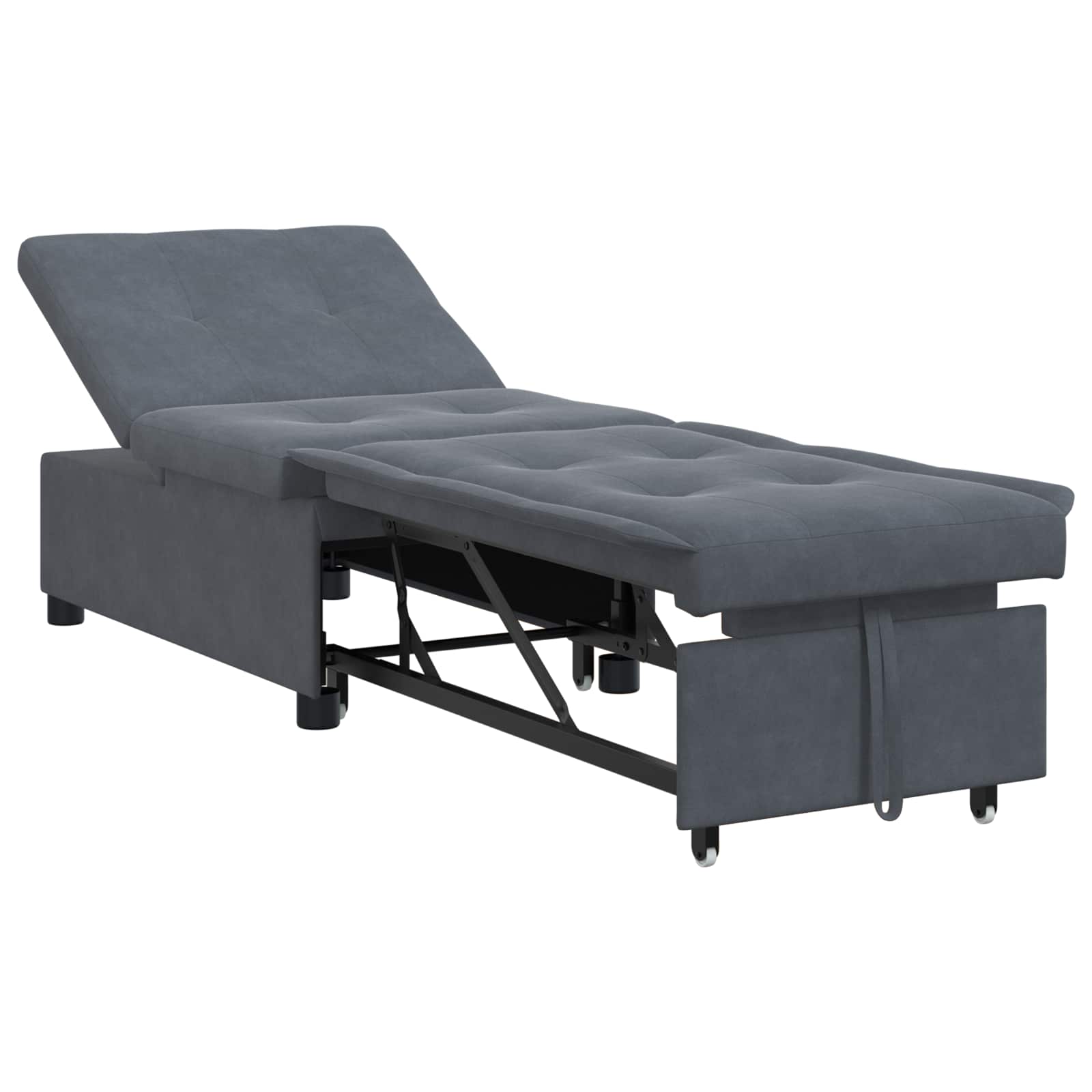 vidaXL Sofá cama 194 x 67 x 82 cm Terciopelo Multicolor