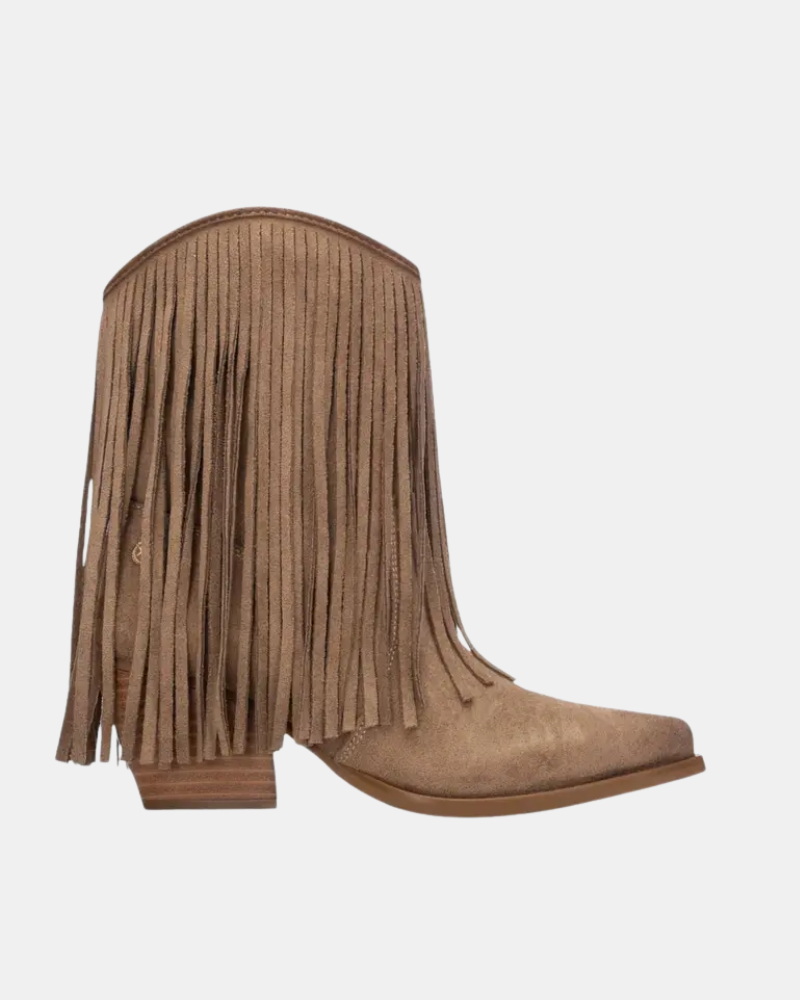 XTI 146482 Botines Cowboy Mujer Beige