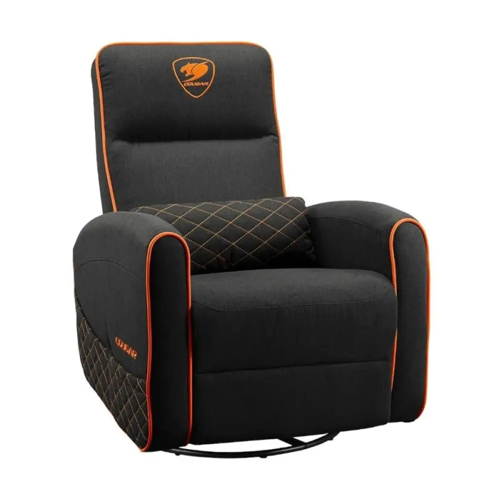 Cougar - Silla gaming Fidom 3MFDFORB.0001 con base TriMotion todo en uno, tapizado de imitación de lino y bolsillo lateral para uso diario