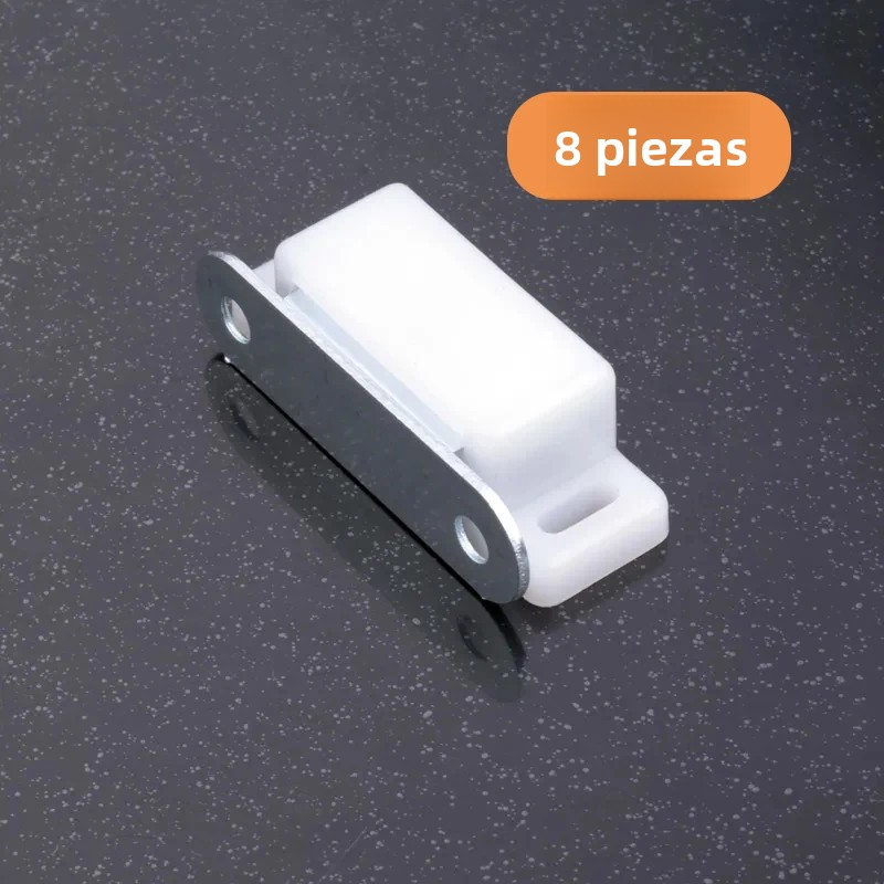 TK Cerradura Magnética Para Puertas De Armario Compatible Con Puertas De Armario Y Cajones De Zapatos Instalación En Pared Color Blanco