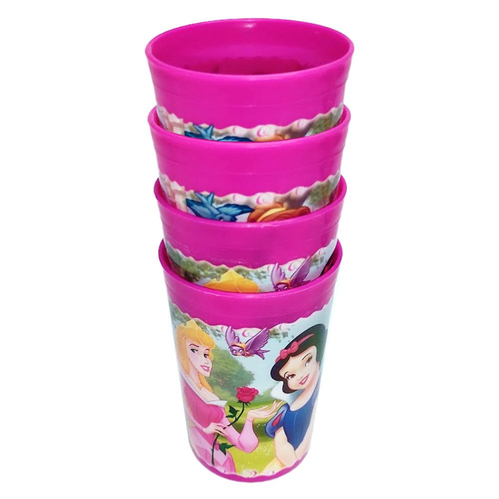 Set de 4 vasos de Plástico Duro de las Princesas Disney - Disney Princess - Stor