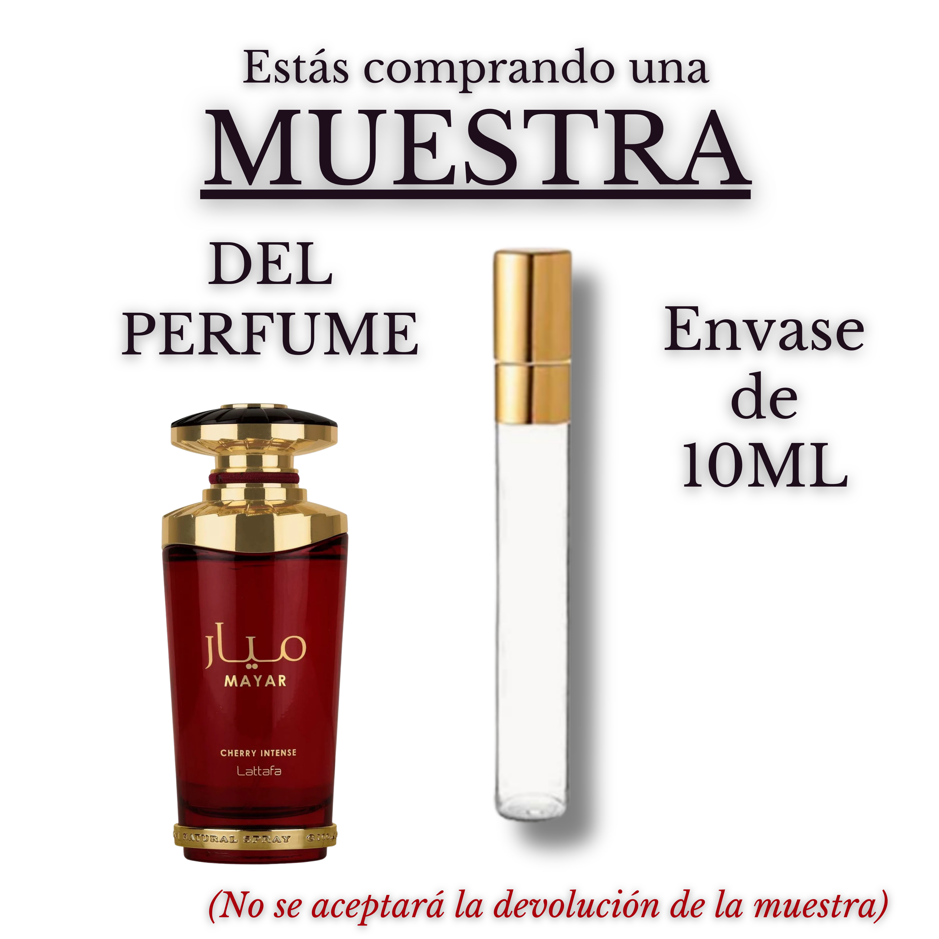 Mayar Cherry Intense Parfum para Mujer - Lattafa. Fragancia Femenina que combina dulzura, calidez y sofisticación