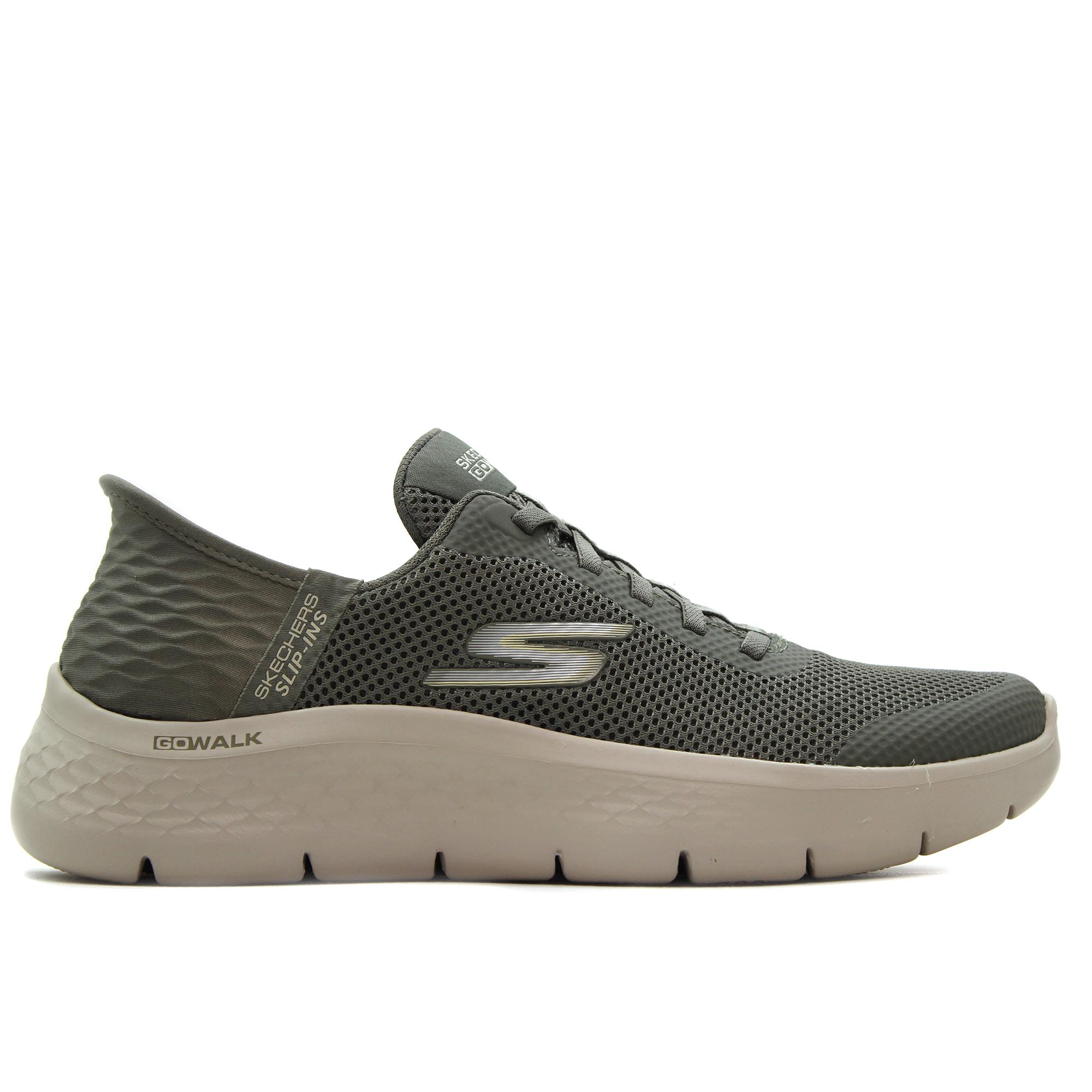 Skechers 124836 Zapatillas deportivas,cordón elástico,sneakers,suela de goma,cuña,calada,de tela,rejilla para señora