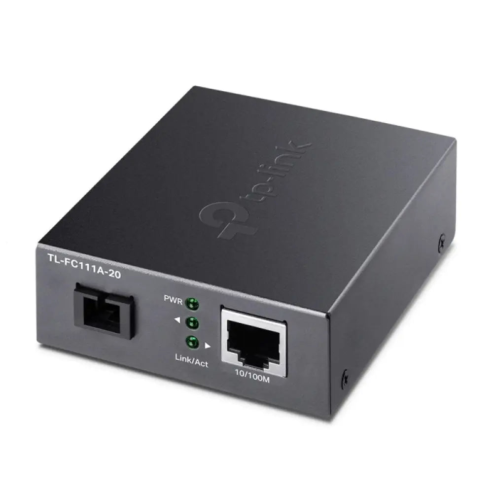TP-Link - Convertidor de medios TL-FC111A-20 RJ-45 a SC fibra monomodo 100 Mbps hasta 20 km para redes empresariales y vigilancia