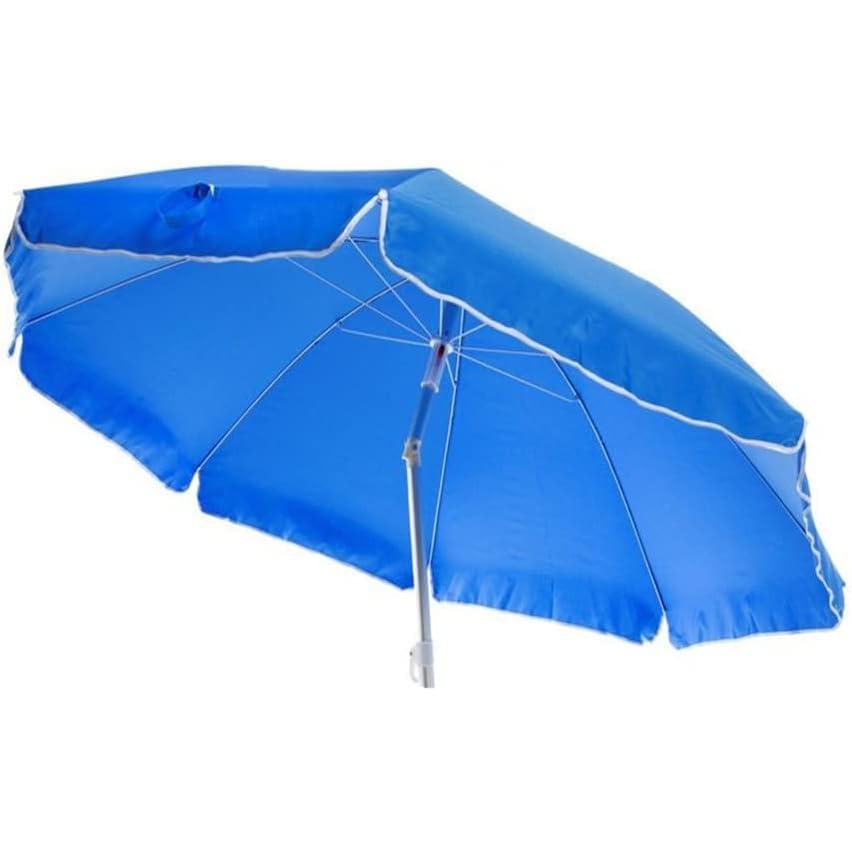 Sombrillas de Playa PLUSHOME - Parasoles Resistentes Al Viento y Protección Solar UPF +50 - Varios Tamaños y Colores Disponibles