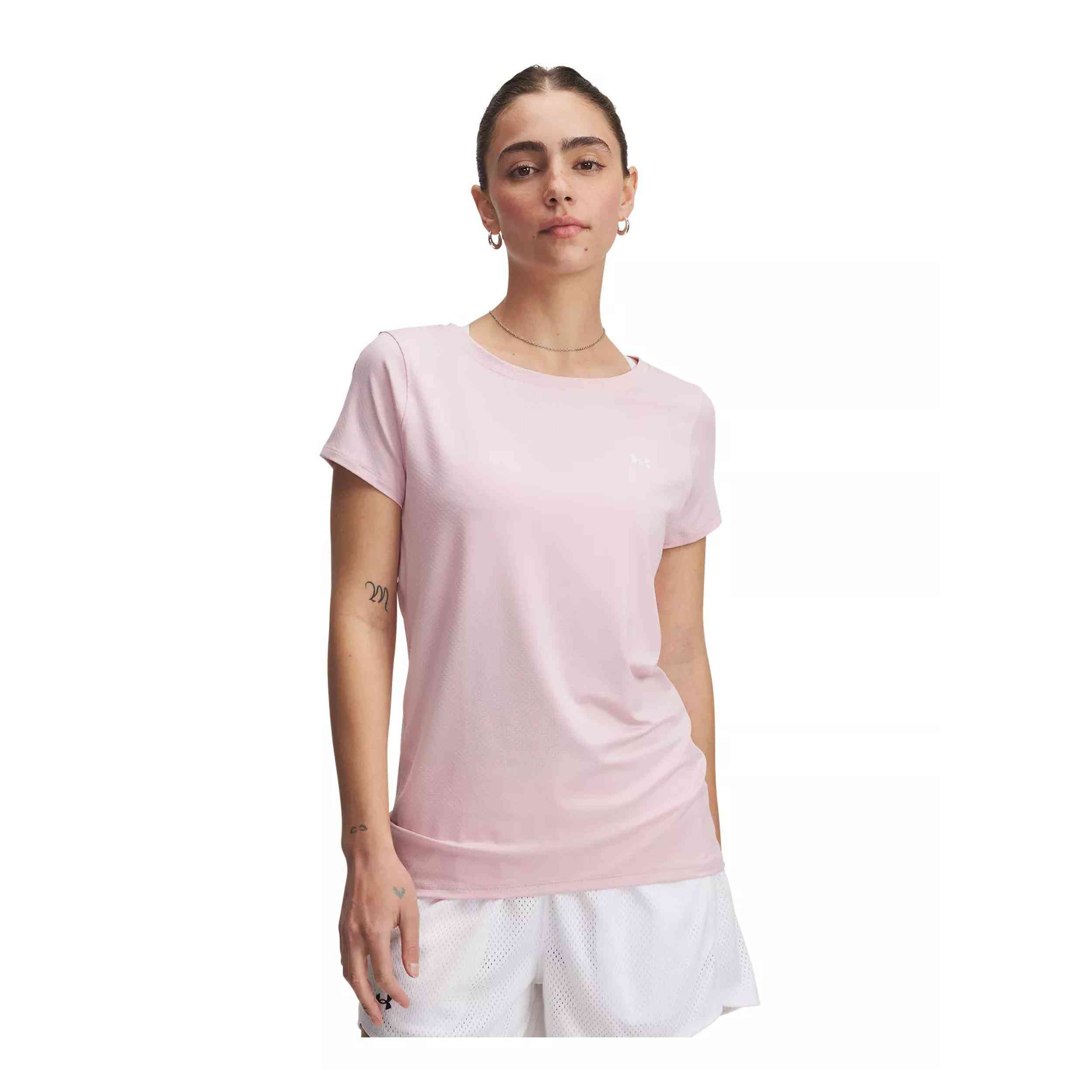 Camisetas De Manga Corta Under Armour para Mujer en color Rosa