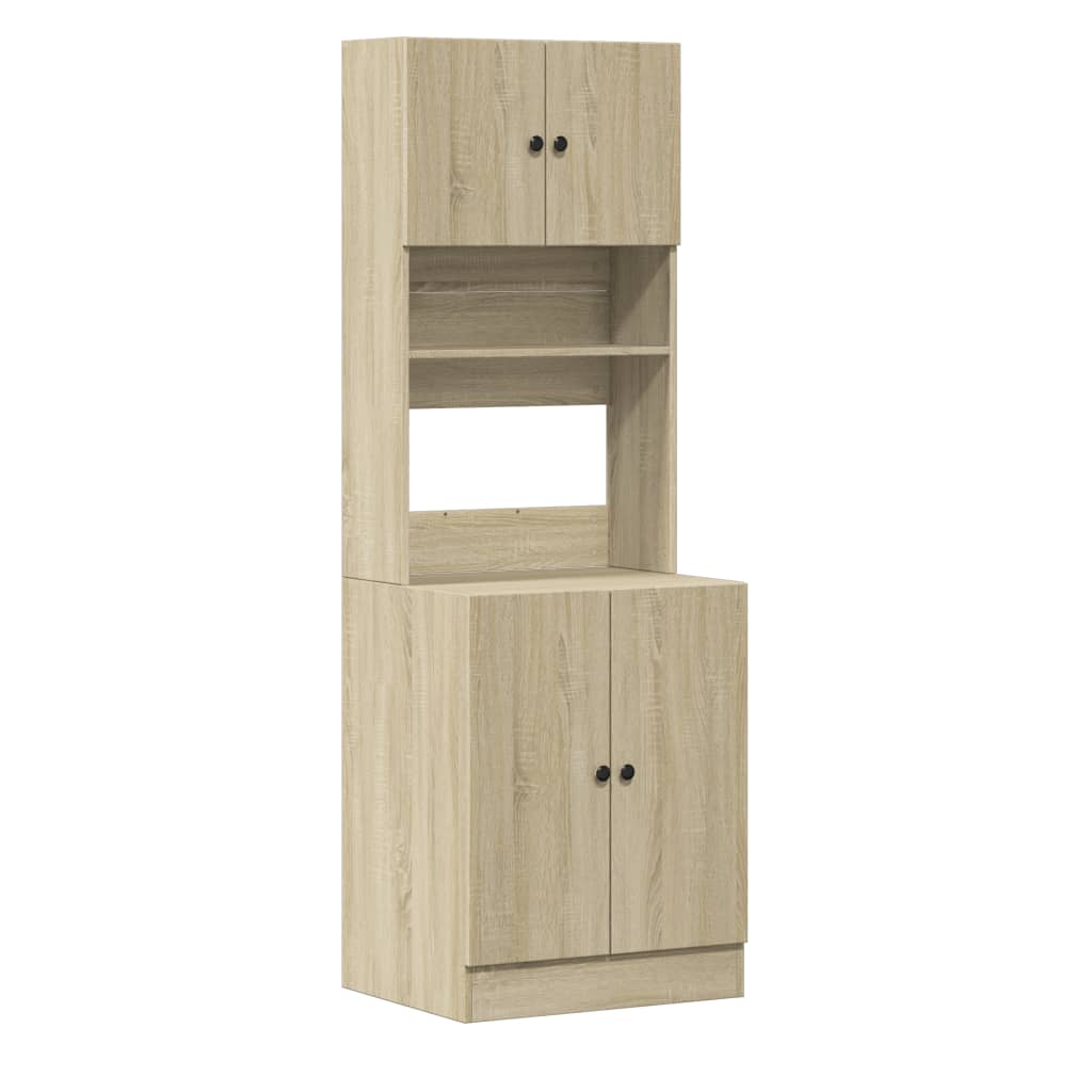 vidaXL Mueble de cocina madera de ingeniería roble Sonoma 60x50x180 cm