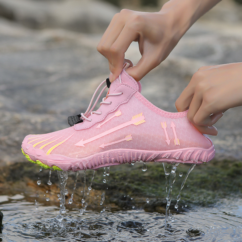 TK Zapatos para caminar por el río al aire libre, zapatos de playa de verano, zapatos de natación antideslizantes, zapatos de cinco dedos, zapatos descalzos, zapatos para nadar con vadeo