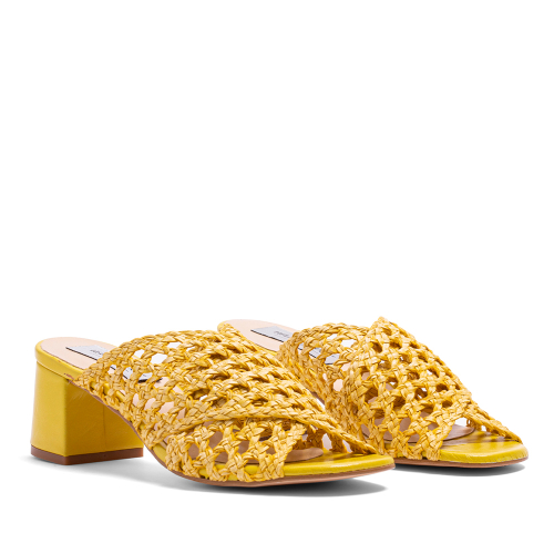 ELODIE ZUECO 980 PIEL AMARILLO top ventas