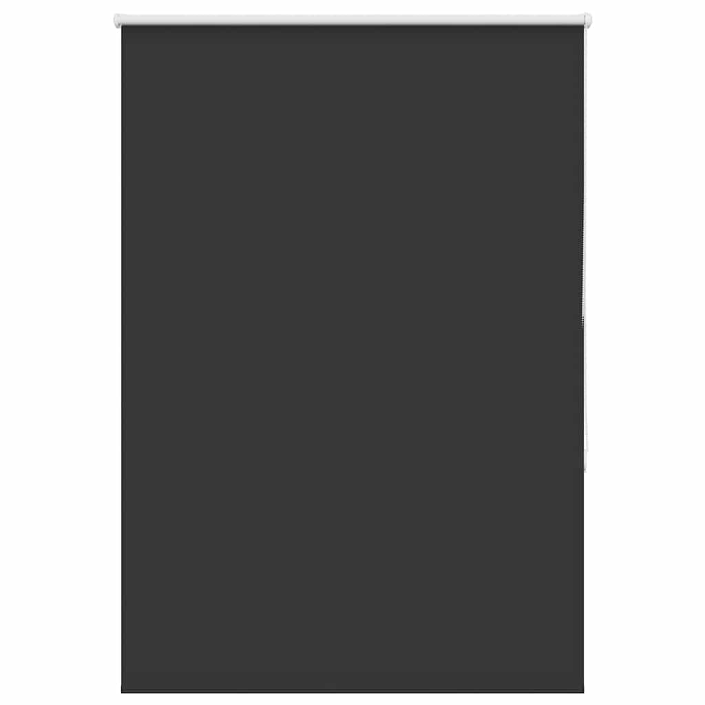 vidaXL Estor Enrollable Opaco negro 95x175 cm Tela Ancho 95x130 cm