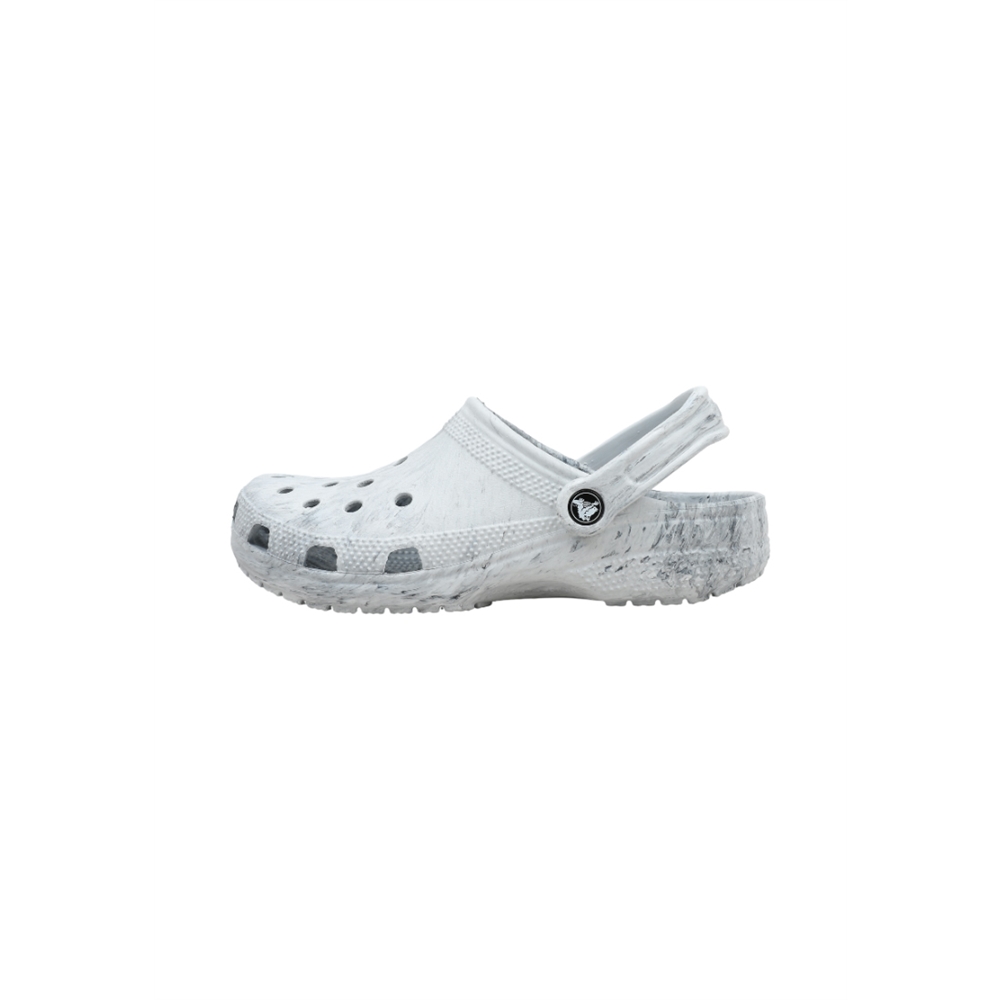 Crocs CLASSIC Zuecos Planos Mujer Gris