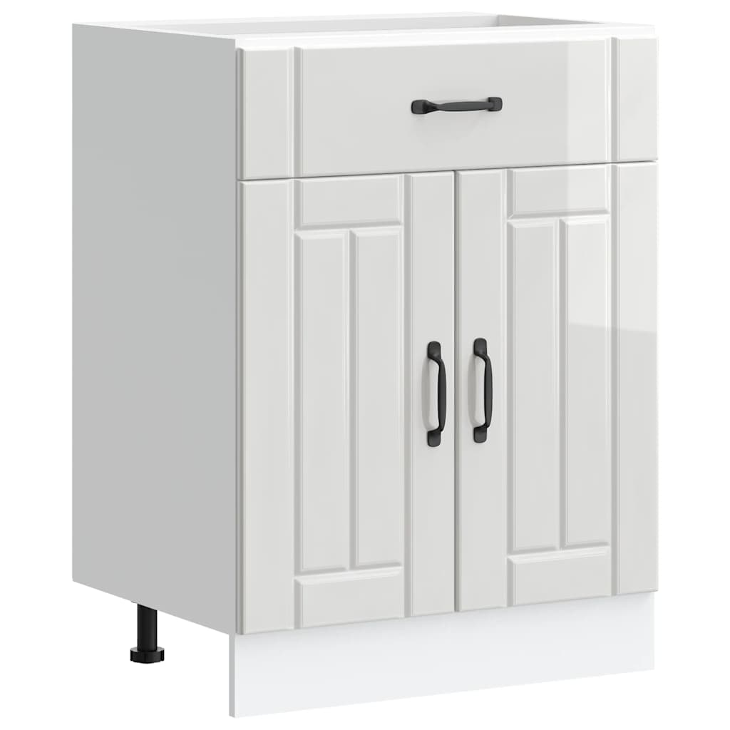vidaXL Mueble bajo de cocina Lucca madera de ingeniería  60 x 46 x 81.5 cm Multicolor