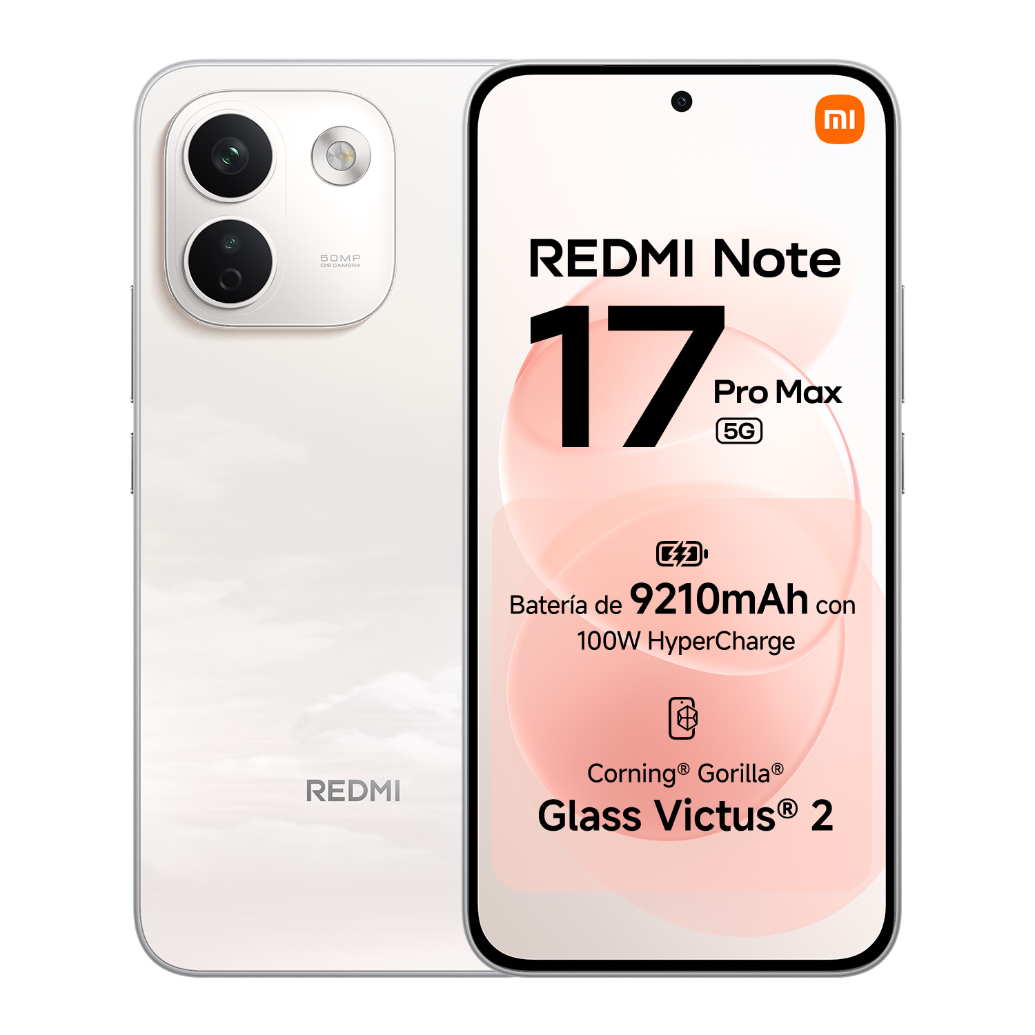 Official | REDMI Note 17 Pro Max 5G, Batería de 9210 mAh con 100 W HyperCharge, pantalla AMOLED CrystalRes 1.5K de 6,83", Sistema de imagen AI ultra nítido