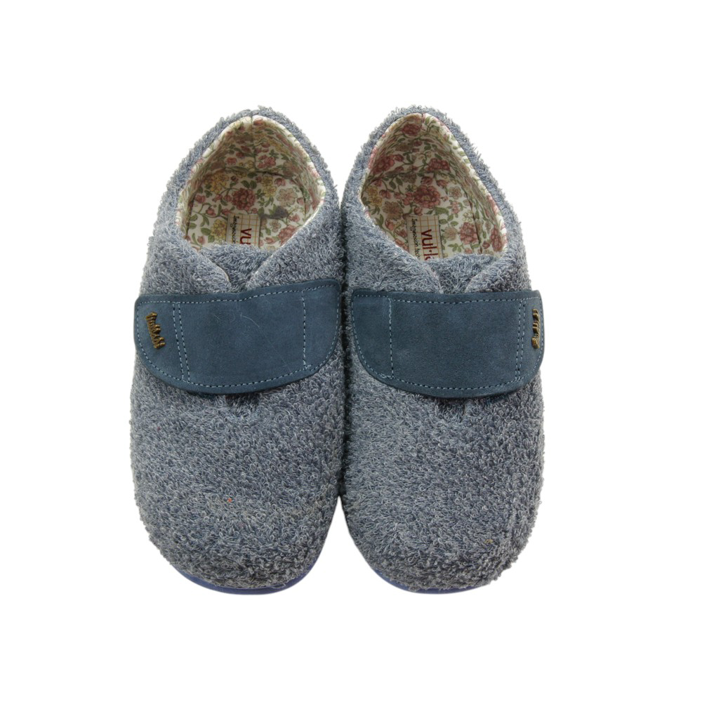 Vulladi mod. 1222.667 zapatilla casa para mujer en toalla rizo, velcro