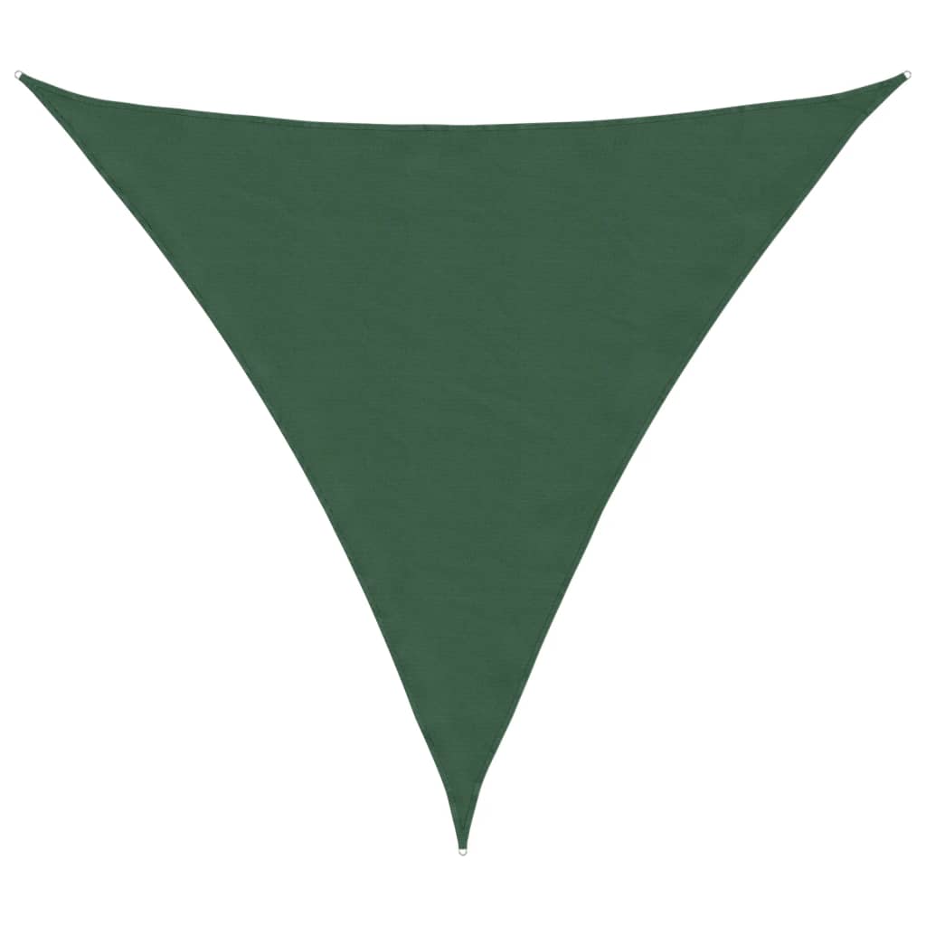 vidaXL Toldo de vela triangular tela Oxford 5x5x5 m Multicolor