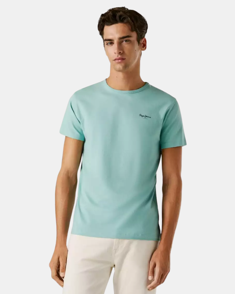 PEPE JEANS PM5010180 ORIGINAL BASIC 3N Camisetas Manga corta Hombre Azul