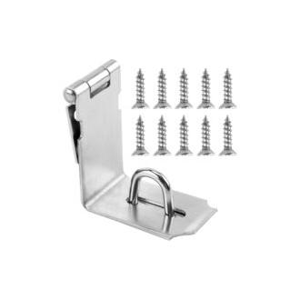 CA Cerradura para puerta corrediza, cerrojo con cerradura, pestillo de ángulo recto de alta resistencia, candado de seguridad de acero inoxidable para gabinetes, puertas y almacenes.