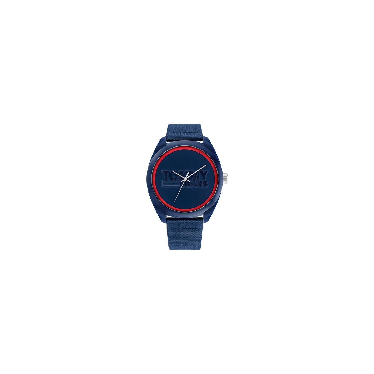 Tommy Hilfiger Reloj Hombre Analogico Cuarzo con Correa de Tela 1792041