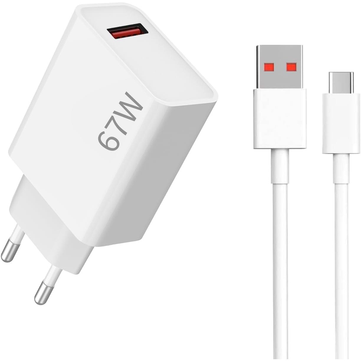 67W Cargador Rápido con Cable 6A USB C Compatible con Xiaomi 15,14,13, 12, 12t, 12s, Redmi Note 13 Pro,12, 11, 10, Poco X6 M6 X5, F4, Mi 11 Ultra, Xiaomi Pad 6 Pad Pro 5G Adaptador HyperCharge